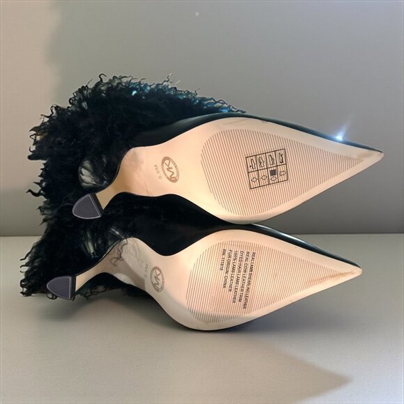 MICHAEL Michael Kors Luna Shearling & Leather Boot - Size 5.5 M - Picture 7 of 9